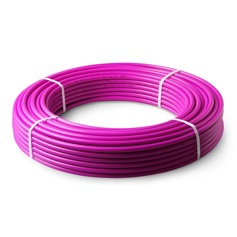Труба тёплого пола PE-RT EVOH пятислойная SDR 7,4 Фиолетовая Pro Aqua - изображение товара 