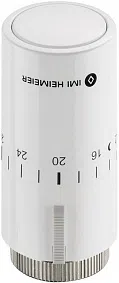 Термостатическая головка Halo белого цвета (6-28°C) IMI Heimeier - изображение товара 2