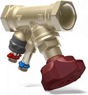 Балансировочный клапан  PN 25 с внутренней резьбой без дренажа - изображение товара 