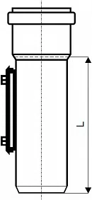 Ревизия с прямоугольным люком канализации Ostendorf KGRE - изображение товара 0