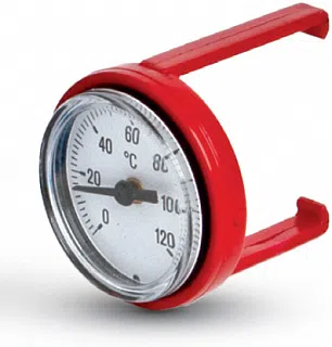Термометр для коллектора красный