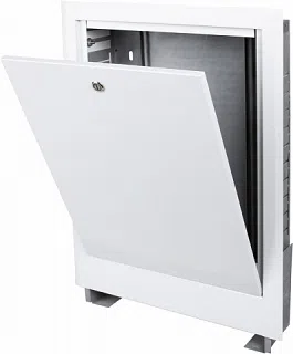 Металлический шкаф для коллекторов, для монтажа в стене Aquer - изображение товара 
