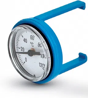 Термометр для коллектора синий