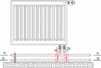 PP-R Распределительный блок 6 выходов PRO AQUA / белый - изображение товара 4