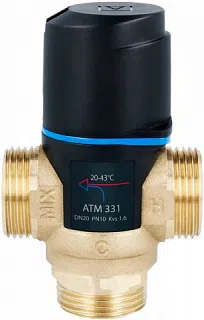 Кран термостатический на подмес используется в системах отопления, для регулировки температуры теплоносителя Afriso - изображение товара 