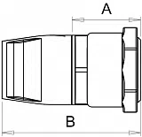 Переходник с внутренней резьбой - изображение товара 1