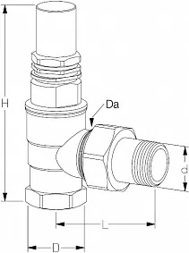 Перепускной предохранительный клапан BPV угловой IMI TA - изображение товара 0