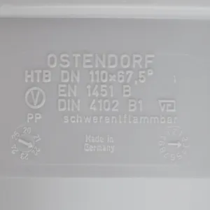 HTB отвод внутренней канализации 67º Ostendorf HT Safe - изображение товара 1