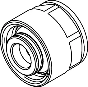 Концовка разборная TECEflex для цельнопластиковых труб - изображение товара 0